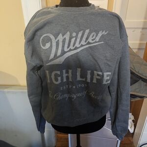 Miller High Life Gray Sweatshirt